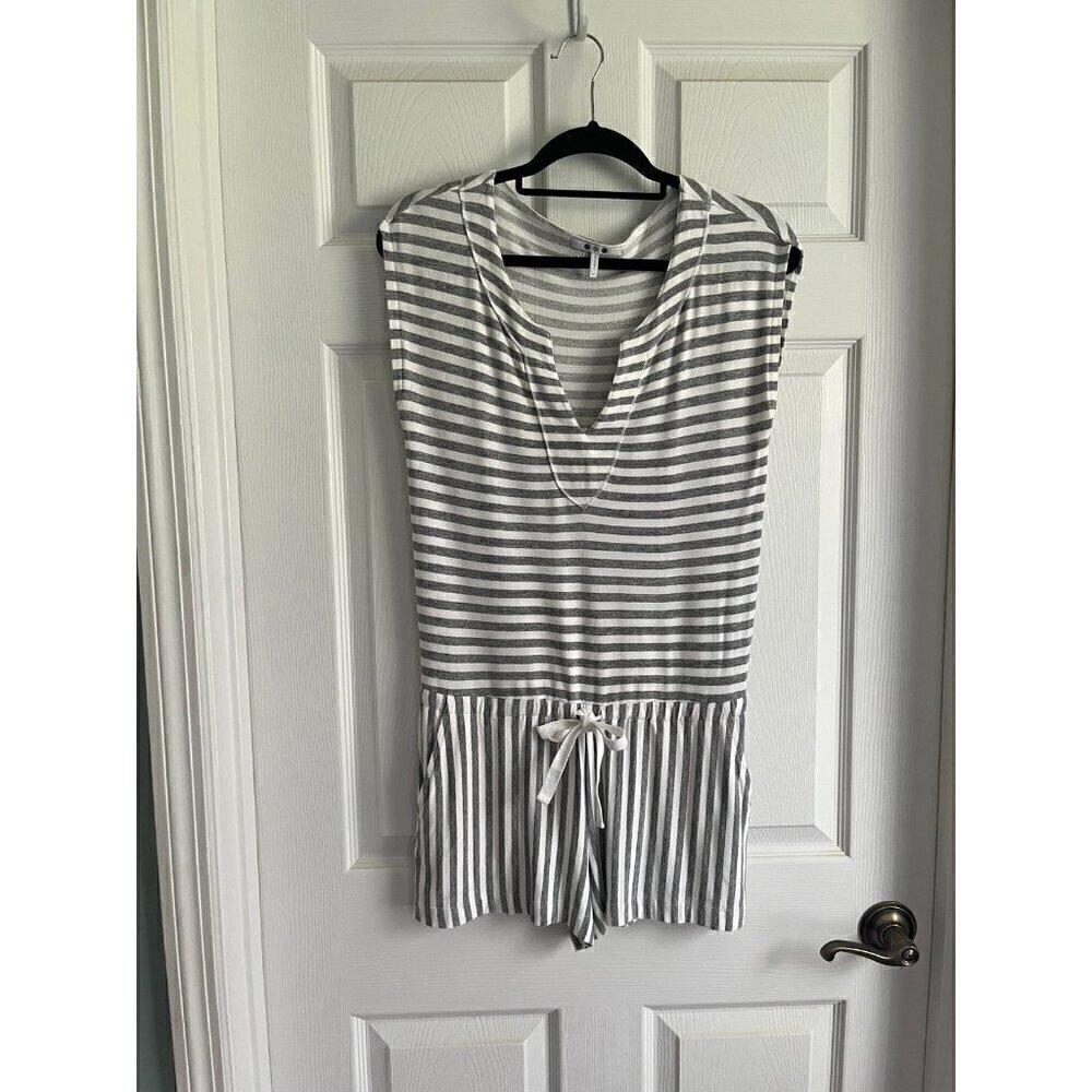 Three Dots Striped Romper
